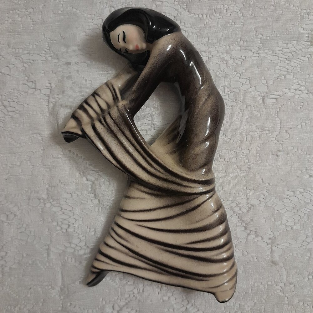 VTG "Shadow Dancer A" Wall Art by Ceramic Arts Studio